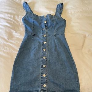 90’s Style Denim Mini Dress Size Small